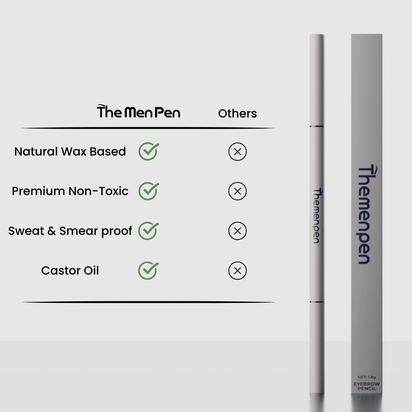 The Men Pen Grooming | Eyebrow, Beard and Hair Filler | Waterproof, Long Lasting, Sweat Proof